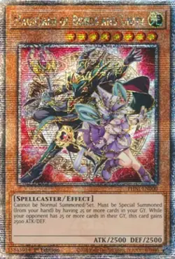 Yugioh! LP Magicians of Bonds and Unity - PHNI-EN000 - Quarter Century Secret Ra - Image 1
