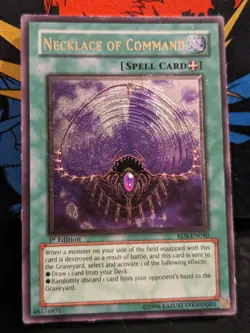 YuGiOh Necklace of Command RDS-EN040 1st Ed Rise of Destiny Ultimate Rare LP/EX - Image 1
