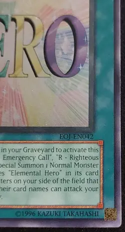 Yu-Gi-Oh HERO Flash!! EOJ-EN042 Ultimate Rare 1st Edition Enemy of Justice LP - Image 4