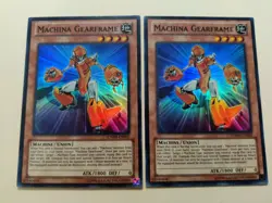 2x Machina Gearframe SDMM-EN002 Super Rare Unlimited LP - Image 1