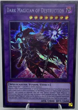 Yugioh! Dark Magician of Destruction Maze of the Muertos MZMU-EN011 Secret Rare - Image 1
