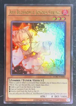 Ash Blossom & Joyous Spring LCKC-EN080 Legendary Kaiba Unlimited 2020 Reprint LP - Image 1