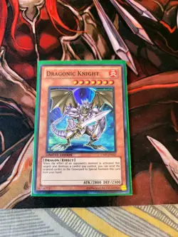 YUGIOH TCG DRAGONIC KNIGHT CT07-EN017 SUPER LIMITED EDITION - Image 1