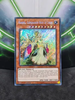 Yugioh Mardel, Generaider Boss Of Light MYFI-EN027 Secret Rare 1st Edition NM - Image 1
