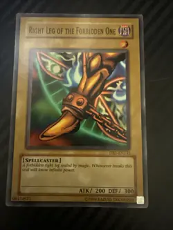 Yu-Gi-Oh Right Leg of the Forbidden One - DB1-EN135 - Common LP - Image 1