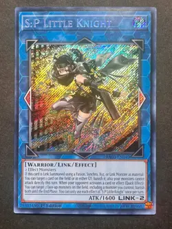 S:P Little Knight RA03-EN049 Secret Rare First Edition Yugioh - Image 1