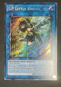 S:P Little Knight RA03-EN049 Secret Rare First Edition Yugioh - Image 2