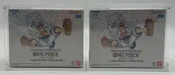 Lot (2) One Piece EN OP-05 Awakening of the New Era Booster Box Sealed w/Acrylic - Image 1