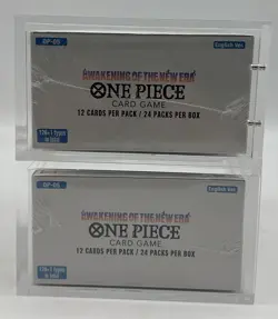 Lot (2) One Piece EN OP-05 Awakening of the New Era Booster Box Sealed w/Acrylic - Image 5
