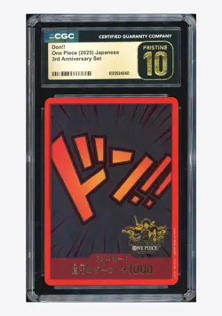 One Piece CGC 10 PRISTINE Don!! Promo 2026 3RD Anniversary Set Japanese - Image 1