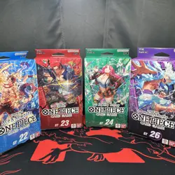 One Piece TCG Starter Decks ST-22 ST-23 ST-24 And ST26 – Sealed – Lot of 4 - Image 1