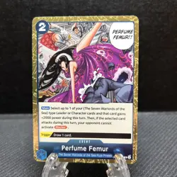 One Piece Perfume Femur OP07-057 500 Years Future Rare Foil Event Namco - Image 1