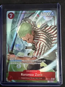 Roronoa Zoro OP14-015 Alternate Art -Azure Sea's Seven One Piece English - Image 1