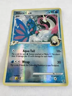 Pokemon Milotic C LV. 58 Supreme Victors Reverse Holo Card 035/147 - 2009 LP - Image 2