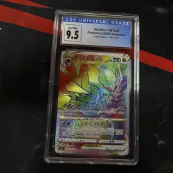 Pokemon Giratina VSTAR TCG 120/100 Lost Abyss Holo Rainbow Card CGC 9.5 - Image 1