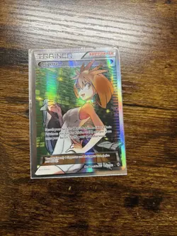Pokemon TCG Brigette Holo Full Art Ultra Rare Card Breakthrough 161/162 - Image 1