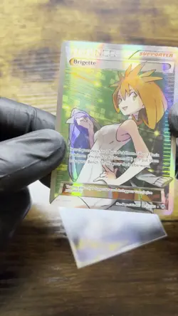 Pokemon TCG Brigette Holo Full Art Ultra Rare Card Breakthrough 161/162 - Image 2