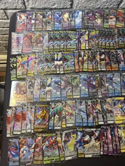 Pokemon V Rare Holo 284 Card Collection Lot - ALL CARDS HAVE “V” - C08 - Image 2