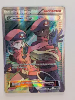 Pokemon Ranger 113/114 Trainer Pokemon Steam Siege Full Art Ultra Rare Card HP - Image 1