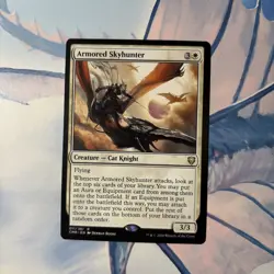 Misprint Armored Skyhunter – MTG Commander Legends Magic Card # 011 NM - Image 1