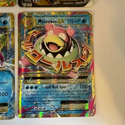 Lot of 12 Ultra Rare Holofoil Pokemon Cards EX, Mega EX, & Break - Image 2