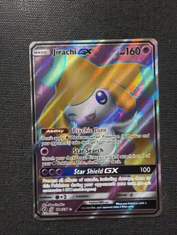 Jirachi GX 79a/236 Unified Minds Alt Full Art Pokemon TCG Card NM - Image 1