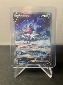 Suicune v Crown Zenith Galarian Gallery Holo Ultra Rare Card GG38 GG70 - Image 1