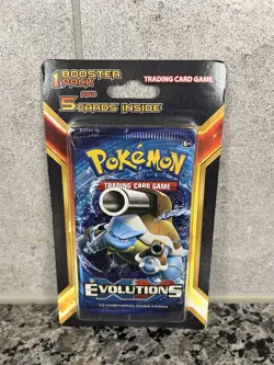 Pokemon XY Evolutions 1-Pack + 5 Cards Blister Sealed - Image 1