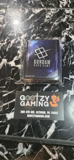 Gundam Card Game Bandai Card Fest Galaxy Black Space Sleeves (70ct) - Fast Ship! - Image 1