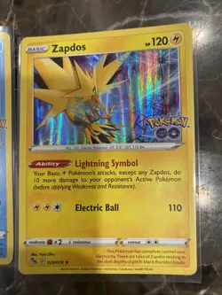 Pokemon TCG Zapdos Holo Rare Articuno Holo Rare Legendary Birds Pokemon Go Cards - Image 2