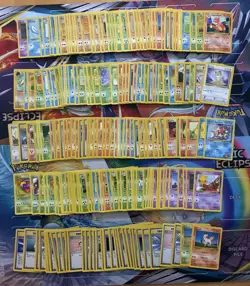 Vintage Pokemon Card Lot WOTC Sets Era Fire 200+ - Image 1