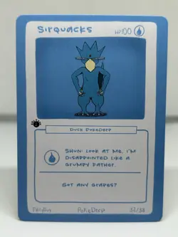GOLDUCK x SIRQUACKS 32/38 - JWILLY POKEDERP POKEMON CARDS PSA BGS CGC TCG TAG - Image 1