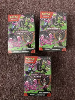 x3 Pokemon shrouded fable booster bundle Factory Sealed Pokemon Tcg - Image 1