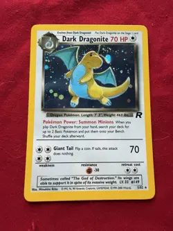 Dark Dragonite 5/82 - Team Rocket Unlimited Holo Rare Pokemon TCG NM - Image 1