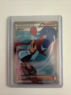 Pokemon Skyla Breakpoint Trainer Card 122/122 Holo Full Art Ultra Rare - Image 1