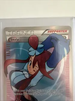 Pokemon Skyla Breakpoint Trainer Card 122/122 Holo Full Art Ultra Rare - Image 2