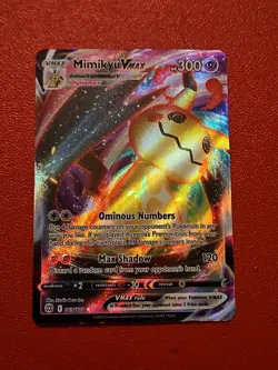 Mimikyu VMAX 2022 Pokemon 069/172 Brilliant Stars Full Art Holo Rare TCG - Image 1