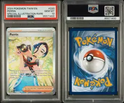 2024 Pokemon Twilight Masquerade Special Illustration Rare Perrin #220 PSA 10 - Image 3