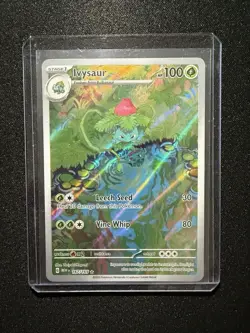 POKEMON IVYSAUR SV: 151 ILLUSTRATION RARE #167/165 ENGLISH POSSIBLE GRADE 10 UUU - Image 1