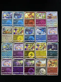 2025 Pokemon S.CHN Vol 2 CBB2C 09 01/15 05 07/14 Sylveon Poke Ball Lot*20 yo8 - Image 1