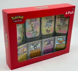 Pokemon TCG Scarlet & Violet 151 Mini Tin 4-Pack Sealed - Image 1