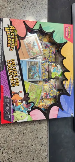 Pokemon Mega Evolution Ascended Heroes Deluxe Pin Collection Box Booster Promo - Image 1