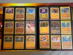 B17 POKEMON BINDER COLLECTION LOT HOLO RARE REV V VMAX BASE SET LOTS OF OLD - Image 2