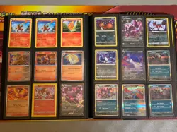 B17 POKEMON BINDER COLLECTION LOT HOLO RARE REV V VMAX BASE SET LOTS OF OLD - Image 4