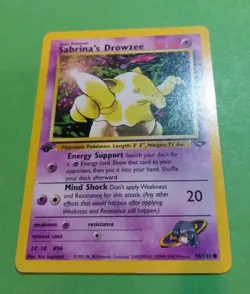 Sabrina's Drowzee 95/132 Gym Challenge Regular, 1st Edition, Pokemon, HP - Image 2