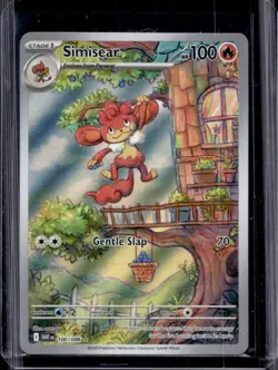 2025 Pokemon White Flare Simisear Illustration Rare #100/086 - Image 1