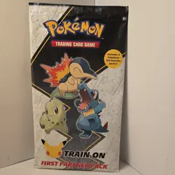 Pokemon First Partner Pack Johto Oversized Promo Chikorita Cyndaquil Totodile - Image 1