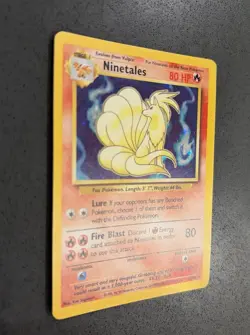 Pokemon TCG Ninetales Holo Rare Unlimited 12/102 Base Set - Image 2