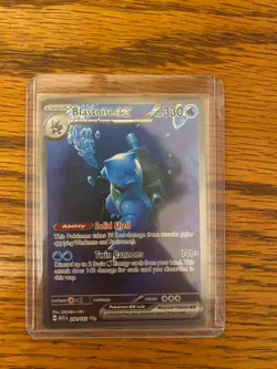 Blastoise ex 200/165 Special Illustration Rare SV 151 Near Mint Pokemon - Image 3