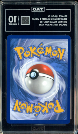 2025 POKEMON DRI EN DESTINED RIVALS #230 ETHAN'S HO-OH EX TAG 10 - Image 2